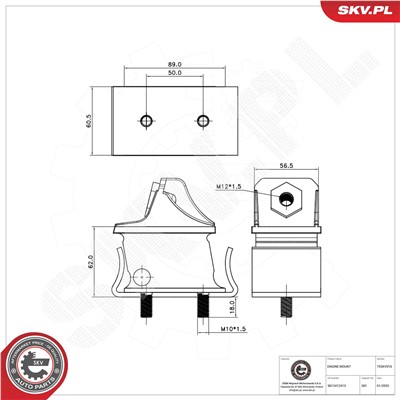 ESEN SKV 75SKV016 EAN: 5906302230433.