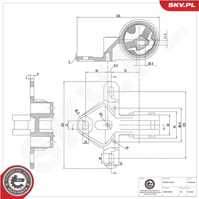 ESEN SKV 75SKV020 EAN: 5906302230471.