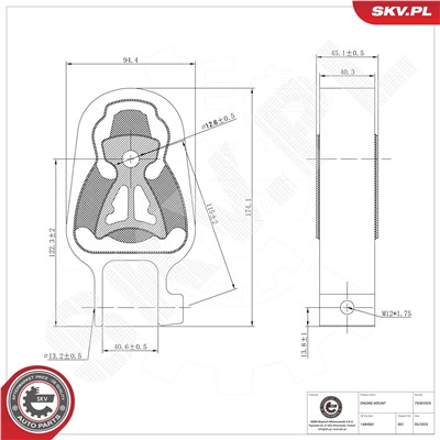 ESEN SKV 75SKV025 EAN: 5906302230525.