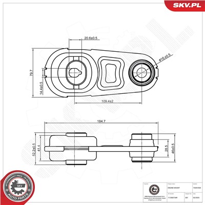 ESEN SKV 75SKV030 EAN: 5906302230587.