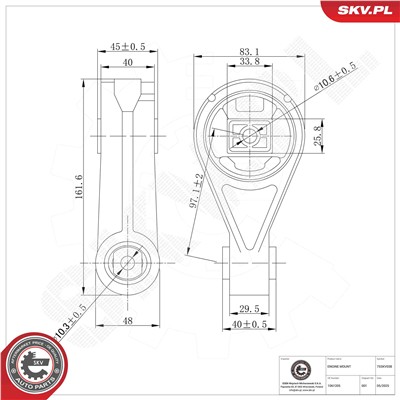 ESEN SKV 75SKV038 EAN: 5906302230716.