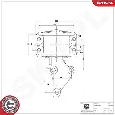ESEN SKV 75SKV070 EAN: 5906302231041.