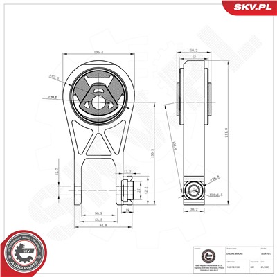 ESEN SKV 75SKV073 EAN: 5906302231089.