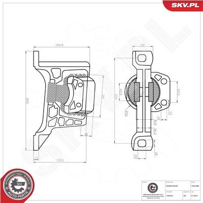 ESEN SKV 75SKV088 EAN: 5906302231263.