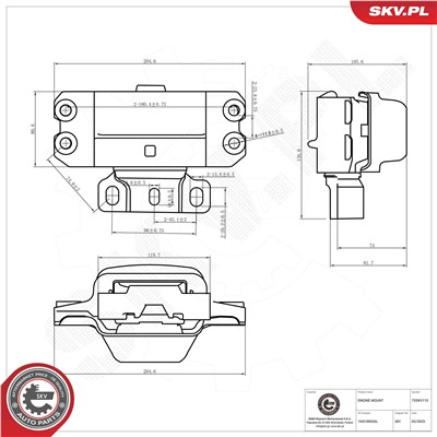 ESEN SKV 75SKV110 EAN: 5906302231515.