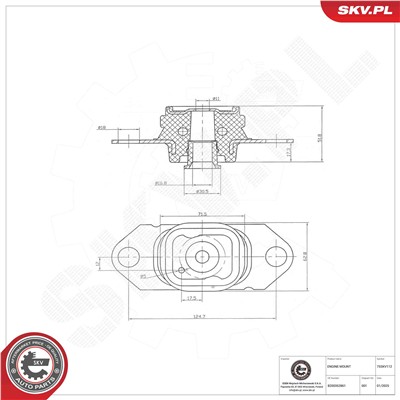 ESEN SKV 75SKV112 EAN: 5906302231539.