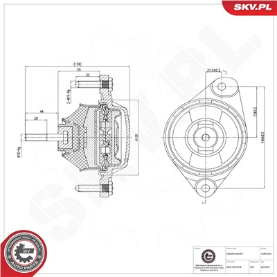 ESEN SKV 75SKV224 EAN: 5906302243464.