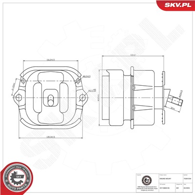 ESEN SKV 75SKV254 EAN: 5906302243761.
