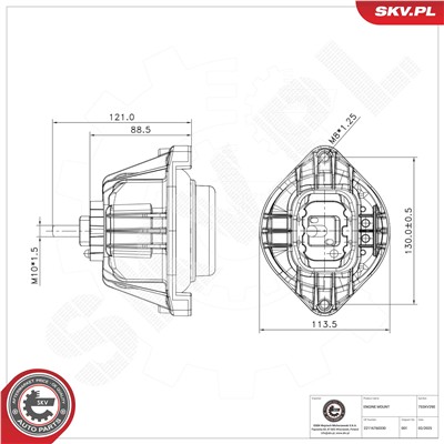 ESEN SKV 75SKV290 EAN: 5906302244126.