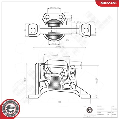 ESEN SKV 75SKV320 EAN: 5906302244423.