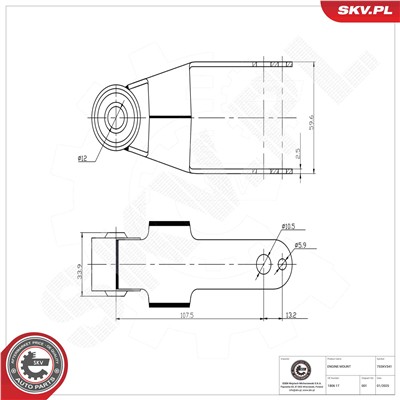 ESEN SKV 75SKV341 EAN: 5906302244638.