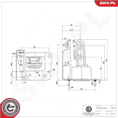 ESEN SKV 75SKV837 EAN: 5906302244683.