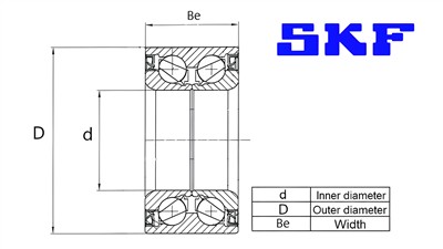 SKF VKBA 5397 Číslo výrobce: VKHC 5951. EAN: 7316571640570.