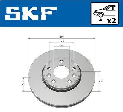 SKF VKBD 80018 V2 EAN: 7316581893348.