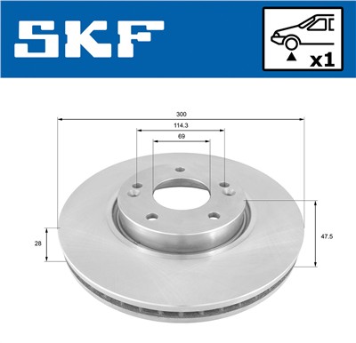 SKF VKBD 80019 V1 EAN: 7316581893355.