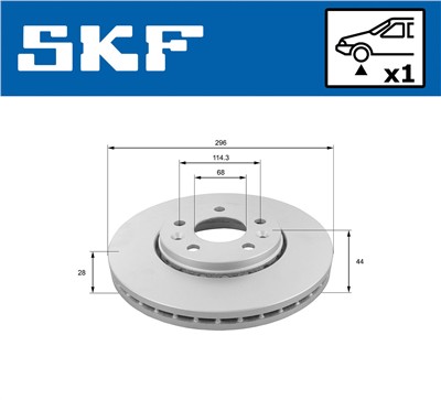 SKF VKBD 80030 V1 EAN: 7316581893478.