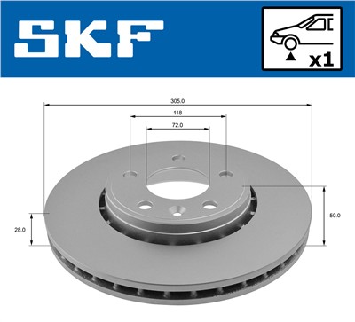SKF VKBD 80046 V1 EAN: 7316581893645.