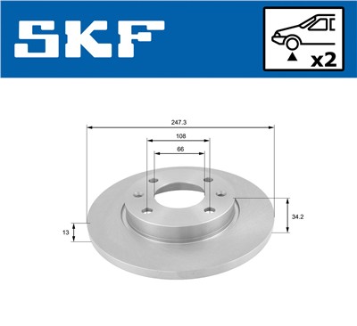 SKF VKBD 80059 S2 EAN: 7316581893768.