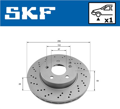 SKF VKBD 80068 V1 EAN: 7316581893874.