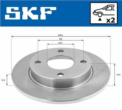 SKF VKBD 80076 S2 EAN: 7316581893973.