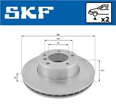 SKF VKBD 80079 V2 EAN: 7316581894000.