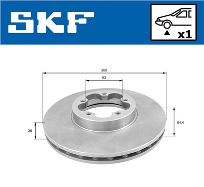 SKF VKBD 80108 V1 EAN: 7316581894321.