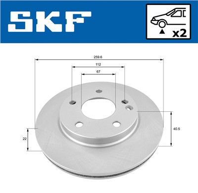SKF VKBD 80119 V2 EAN: 7316581894437.