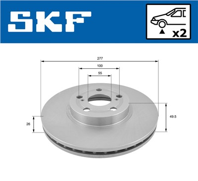 SKF VKBD 80152 V2 EAN: 7316581894796.