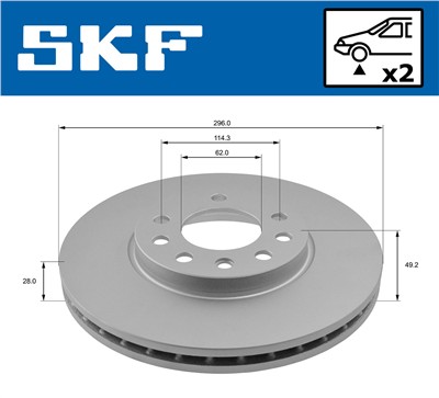 SKF VKBD 80168 V2 EAN: 7316581894970.