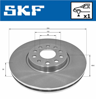 SKF VKBD 80171 V1 EAN: 7316581895007.