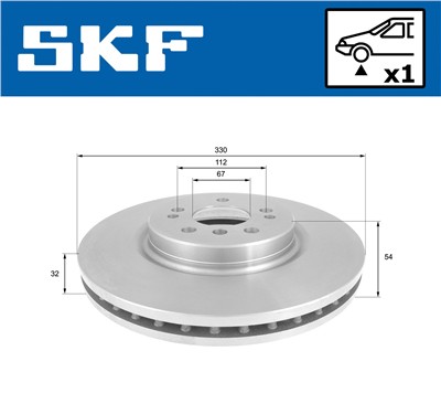 SKF VKBD 80172 V1 EAN: 7316581895021.