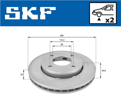 SKF VKBD 80176 V2 EAN: 7316581895069.
