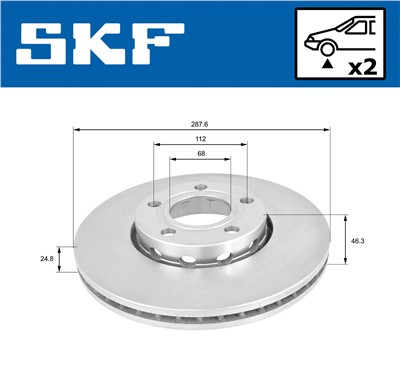 SKF VKBD 80189 V2 EAN: 7316581895205.