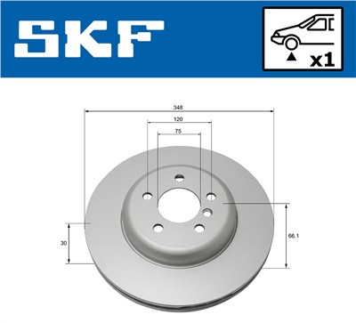 SKF VKBD 80197 V1 EAN: 7316581895298.