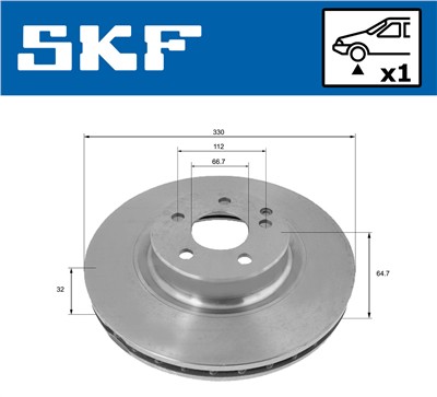 SKF VKBD 80205 V1 EAN: 7316581895380.
