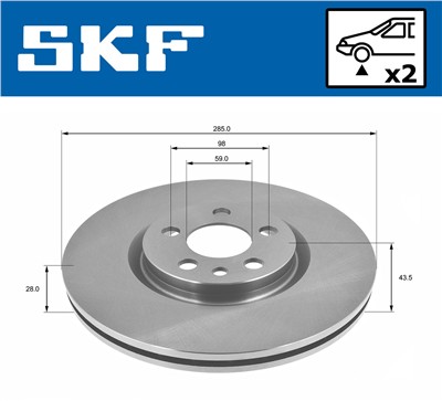 SKF VKBD 80208 V2 EAN: 7316581895427.