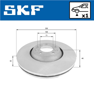 SKF VKBD 80216 V1 EAN: 7316581895601.