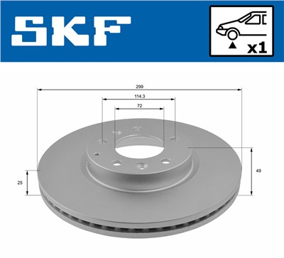 SKF VKBD 80218 V1 EAN: 7316581895618.