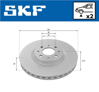 SKF VKBD 80225 V2 EAN: 7316581895694.
