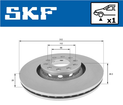SKF VKBD 80242 V1 EAN: 7316581895878.