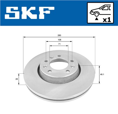 SKF VKBD 80245 V1 EAN: 7316581895915.