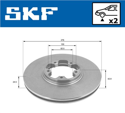 SKF VKBD 80255 V2 EAN: 7316581896028.
