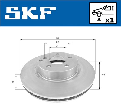 SKF VKBD 80256 V1 EAN: 7316581896035.