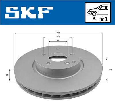 SKF VKBD 80257 V1 EAN: 7316581896042.