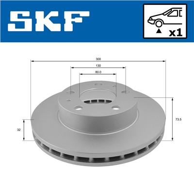 SKF VKBD 80288 V1 EAN: 7316581896424.