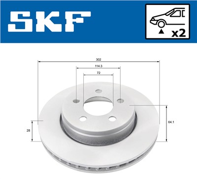 SKF VKBD 80313 V2 EAN: 7316581896684.