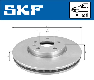 SKF VKBD 80360 V1 EAN: 7316582020057.