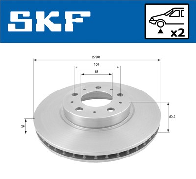 SKF VKBD 80374 V2 EAN: 7316582020156.