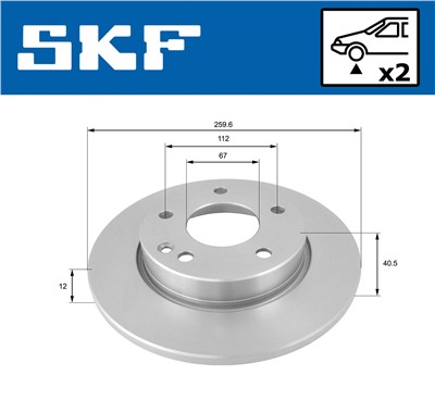 SKF VKBD 80396 S2 EAN: 7316582020323.