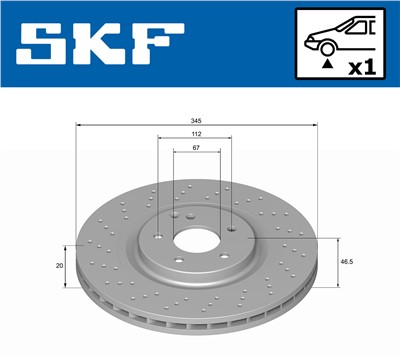 SKF VKBD 80443 V1